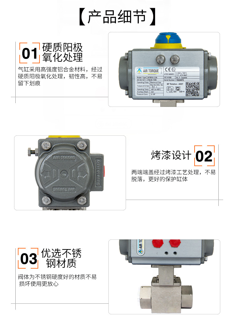 氣動高壓球閥細節(jié)圖